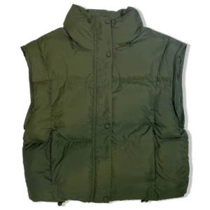 CAMPERA/CHALECO PUFFER CORTA  REVERSIBLE