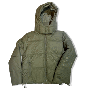 CAMPERA ENGOMADA PUFFER CORTA