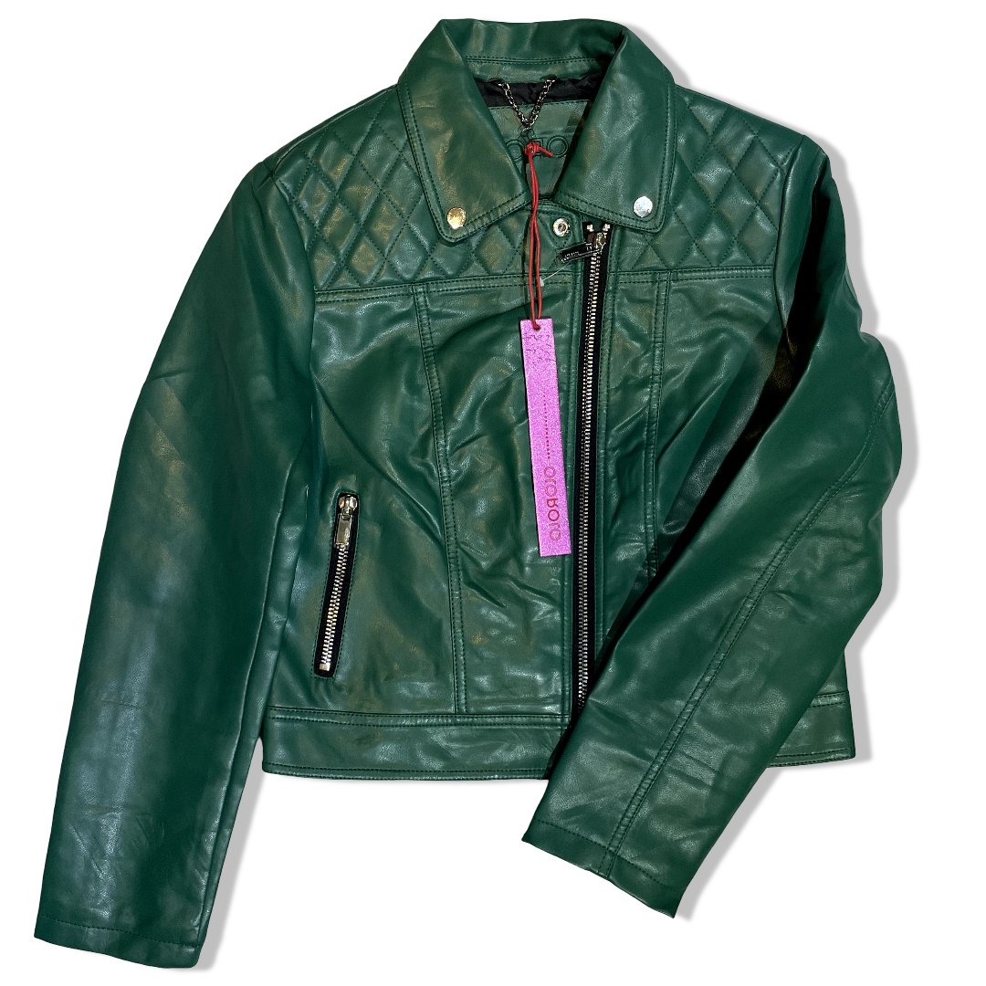 CAMPERA ECOCUERO ENGOMADA