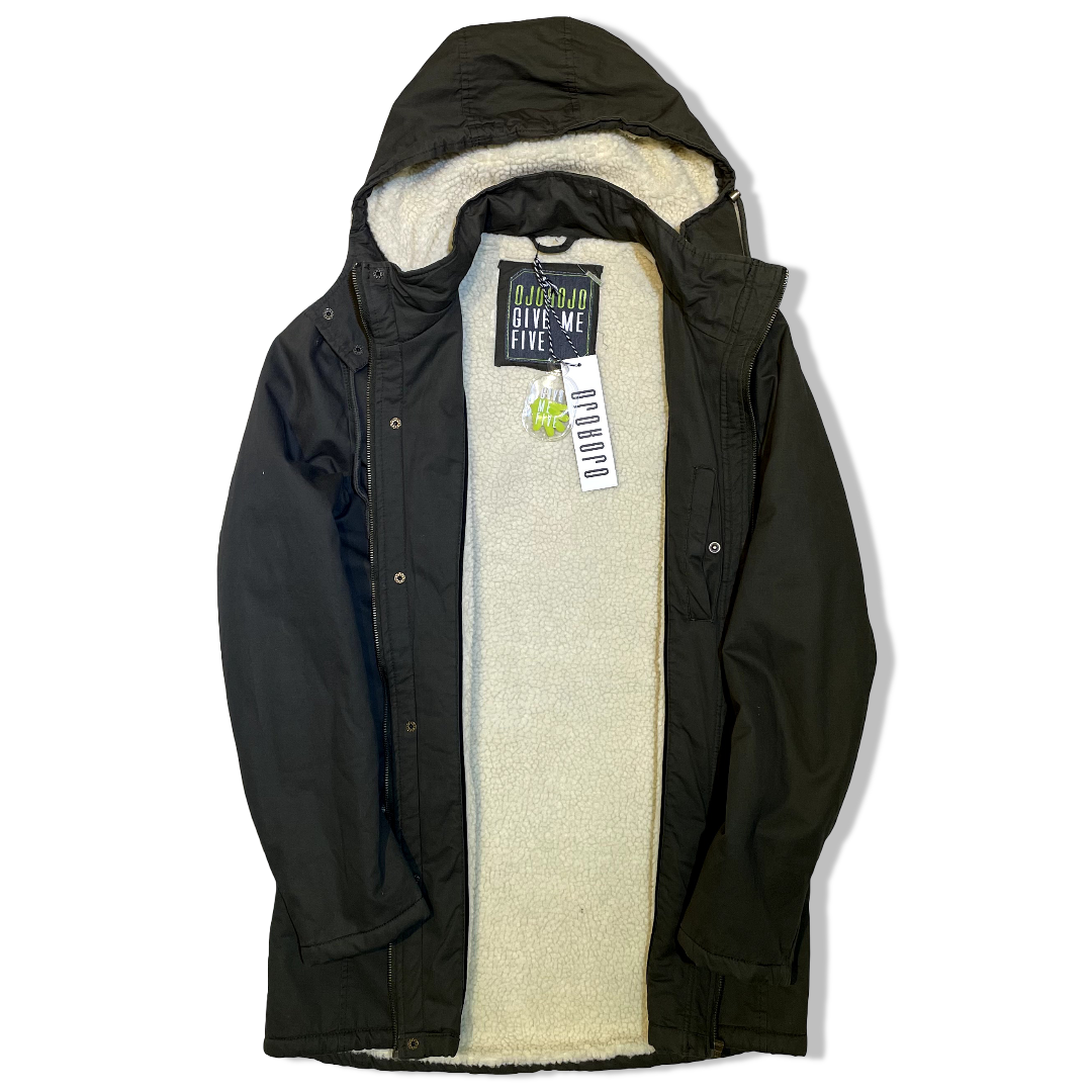 PARKA DE GABARDINA CON PIEL EN EL INTERIOR - Image 2